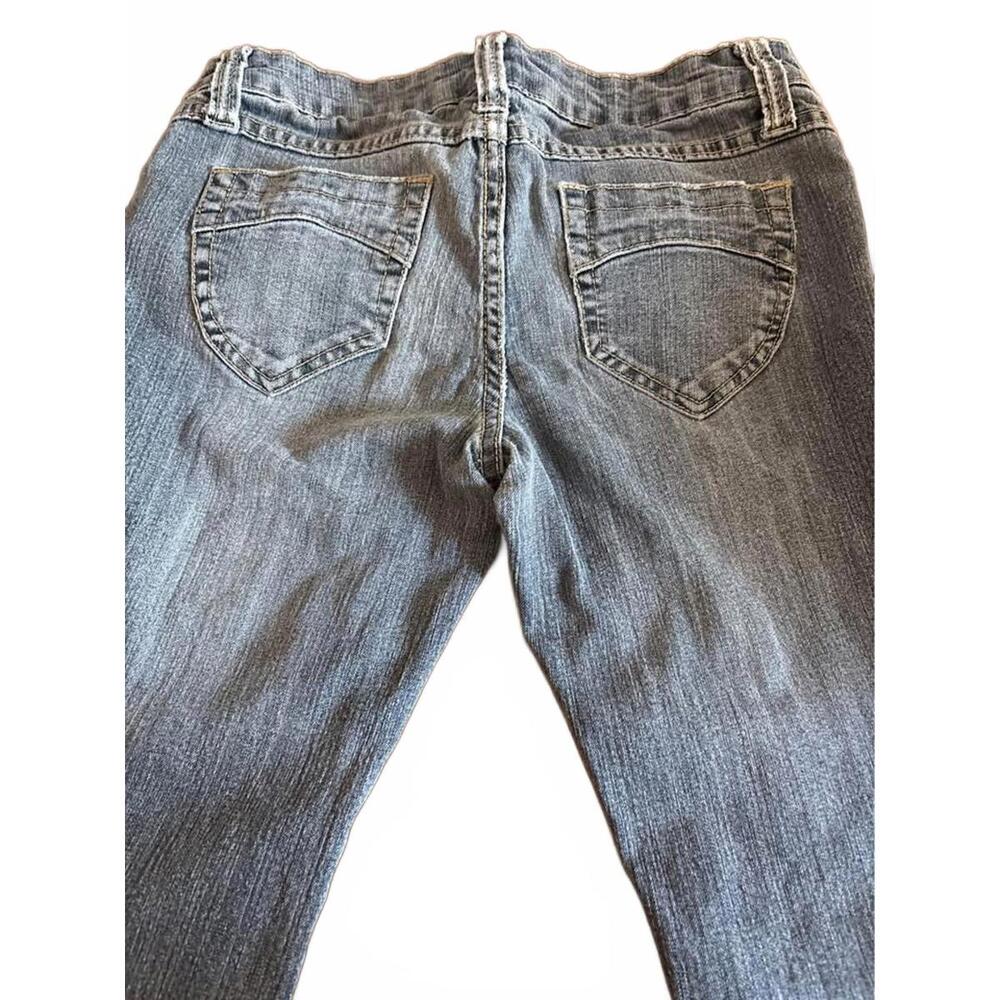 vintage y2k bongo low-rise light wash straight leg jeans β size 3 - Picture 3 of 4